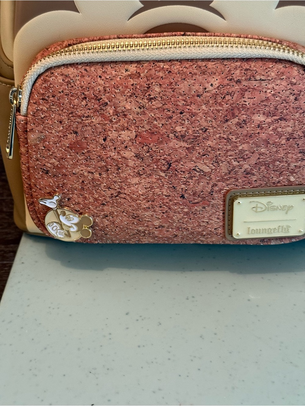 Loungefly Mickey Cork-Ear Mini Backpack - Picture 2 of 8
